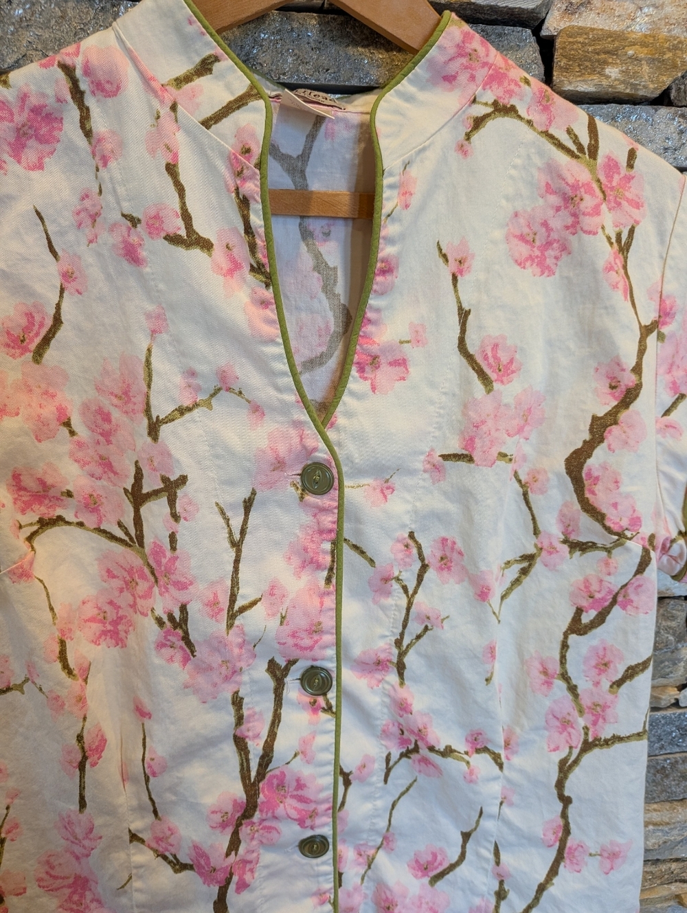 Bedhead Women's Cherry Blossom  Two-Piece Pajama Set - Picture 2 of 9